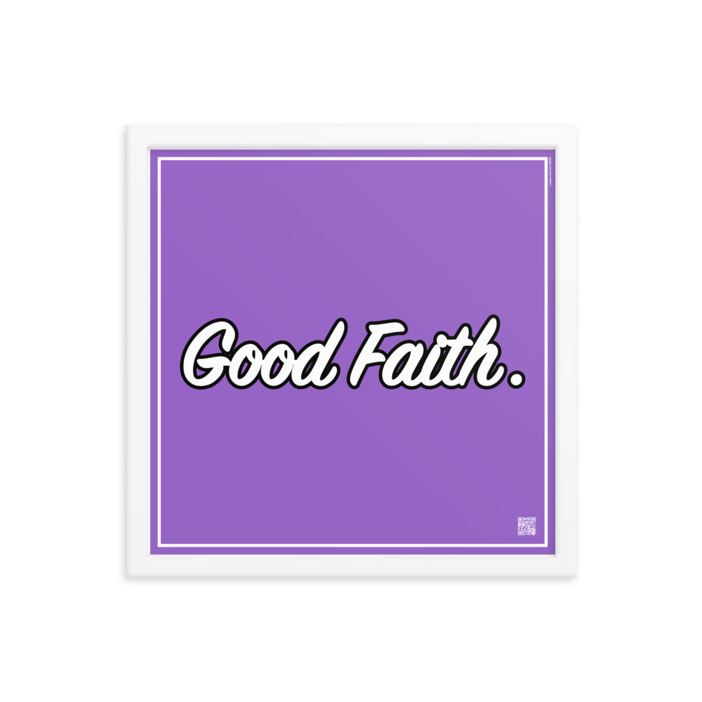 Good Faith. | Law On The wall | Art poster framed | Lawyers Arts Club freeshipping - Lawyers Arts Club