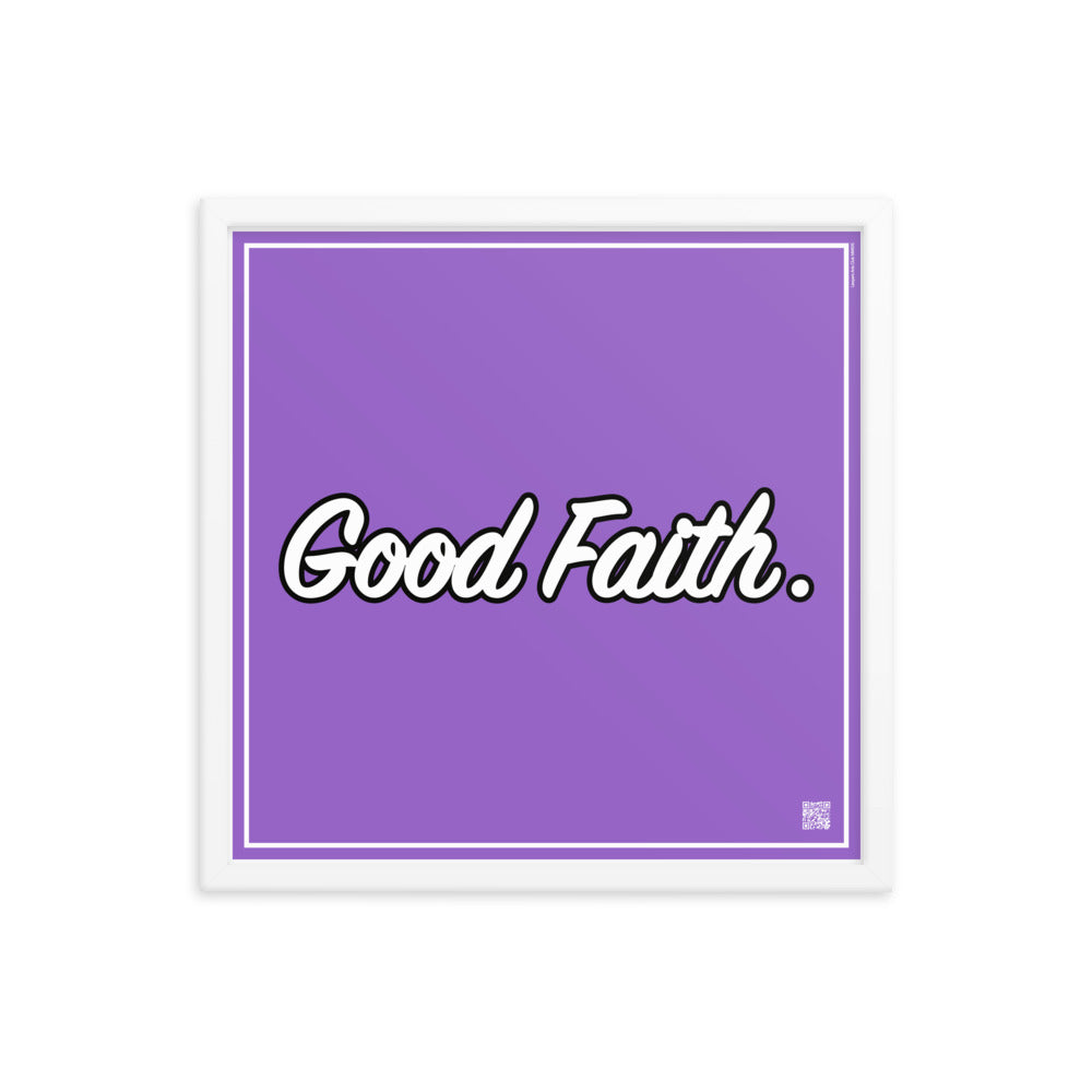 Good Faith. | Law On The wall | Art poster framed | Lawyers Arts Club freeshipping - Lawyers Arts Club