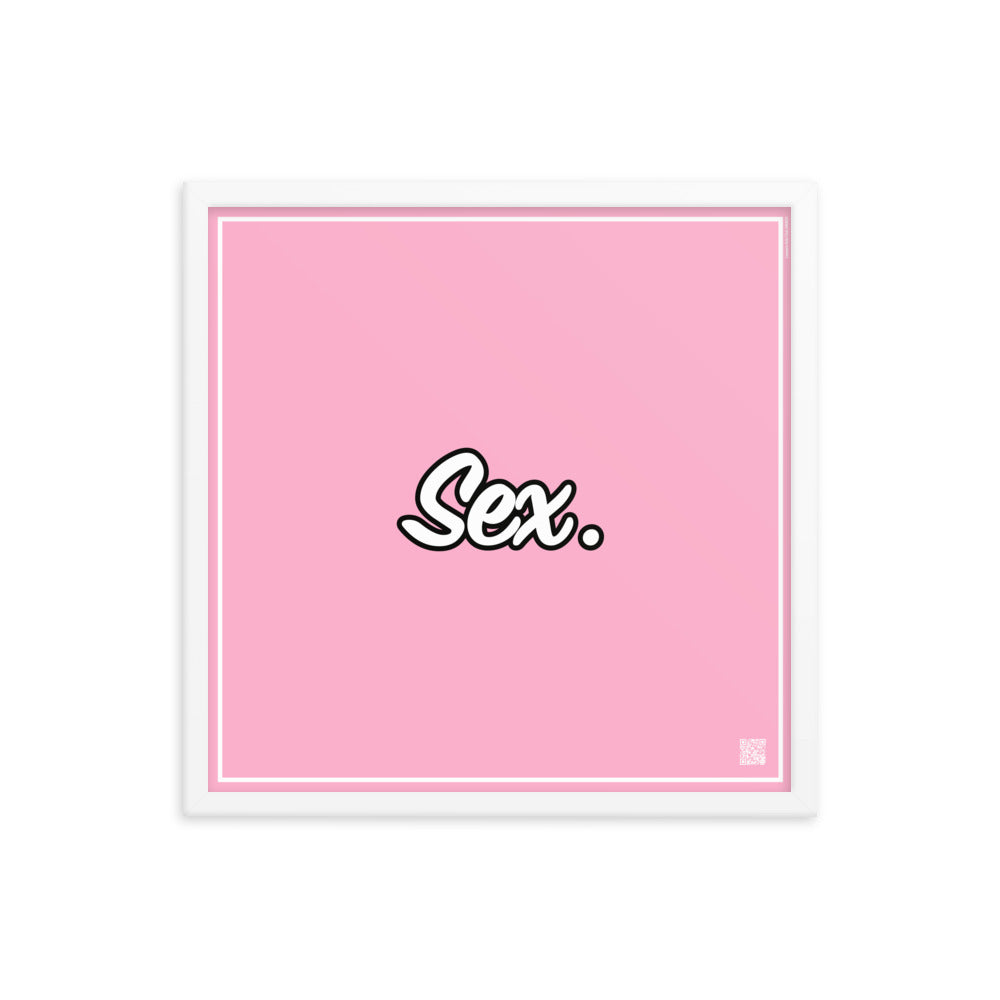 Sex. | Law on the Wall | Art poster framed | Lawyers Arts Club. freeshipping - Lawyers Arts Club