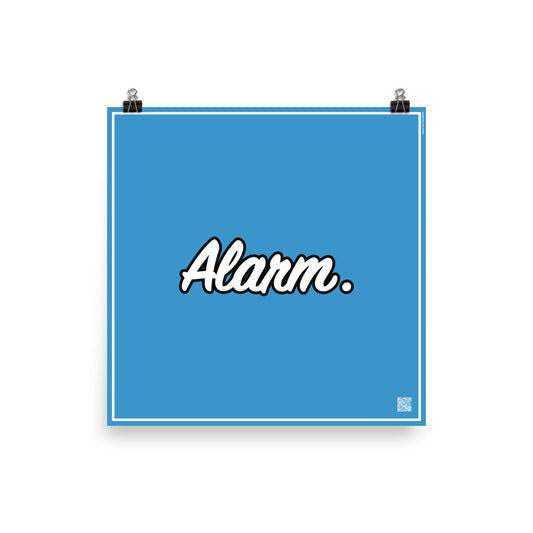 Alarm. | Law On The wall | Art poster | Lawyers Arts Club freeshipping - Lawyers Arts Club