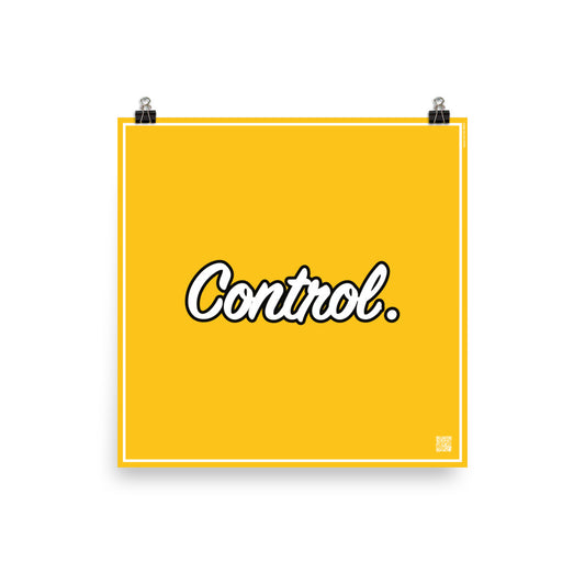 Control. | Law On The Wall | Art poster | Lawyers Arts Club freeshipping - Lawyers Arts Club