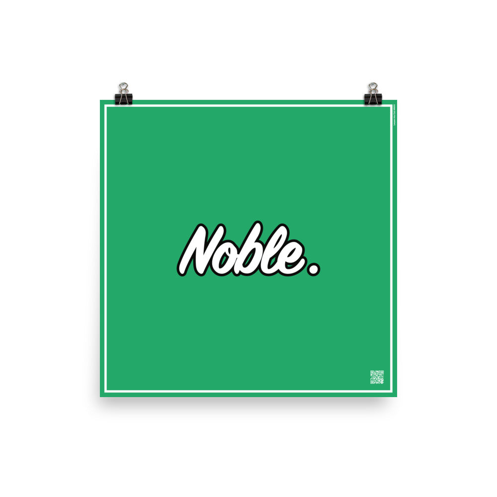 Noble. | Law On The wall | Art poster | Lawyers Arts Club freeshipping - Lawyers Arts Club