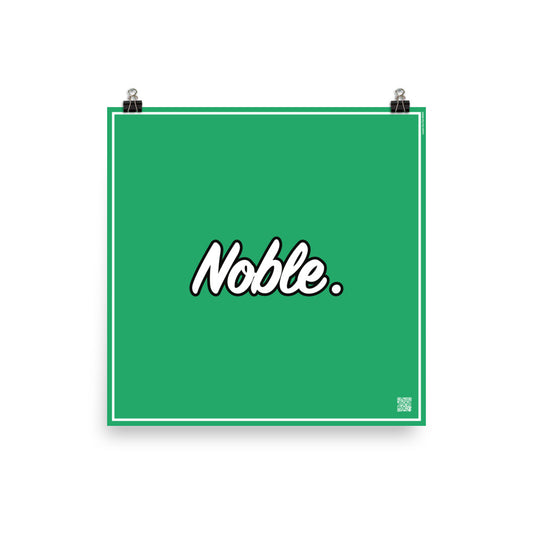 Noble. | Law On The wall | Art poster | Lawyers Arts Club freeshipping - Lawyers Arts Club