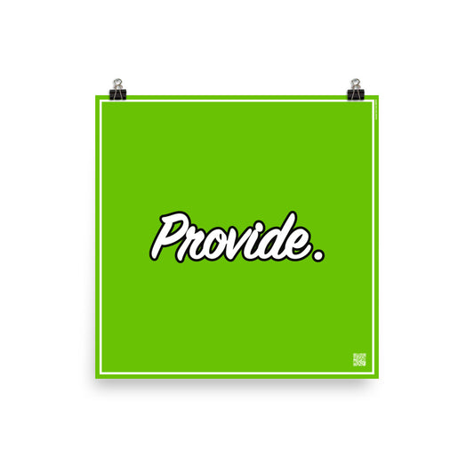 Provide. | Law On The wall | Art poster | Lawyers Arts Club freeshipping - Lawyers Arts Club