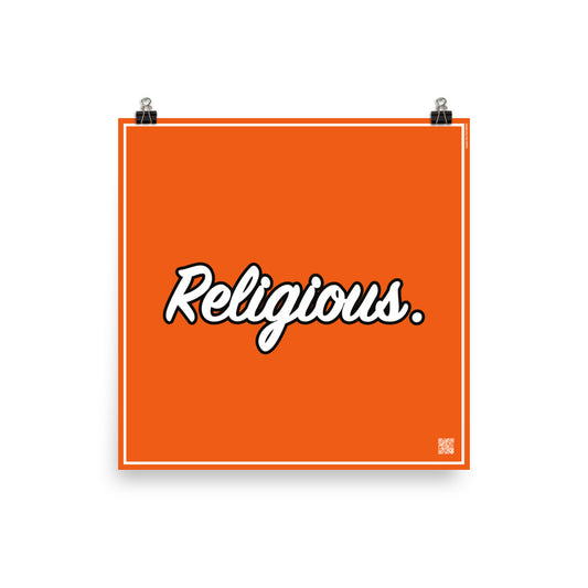 Religious. l Law On The wall I Art poster l Lawyers Arts Club freeshipping - Lawyers Arts Club