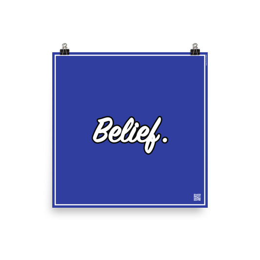 Belief. | Law On The wall | Art poster | Lawyers Arts Club freeshipping - Lawyers Arts Club
