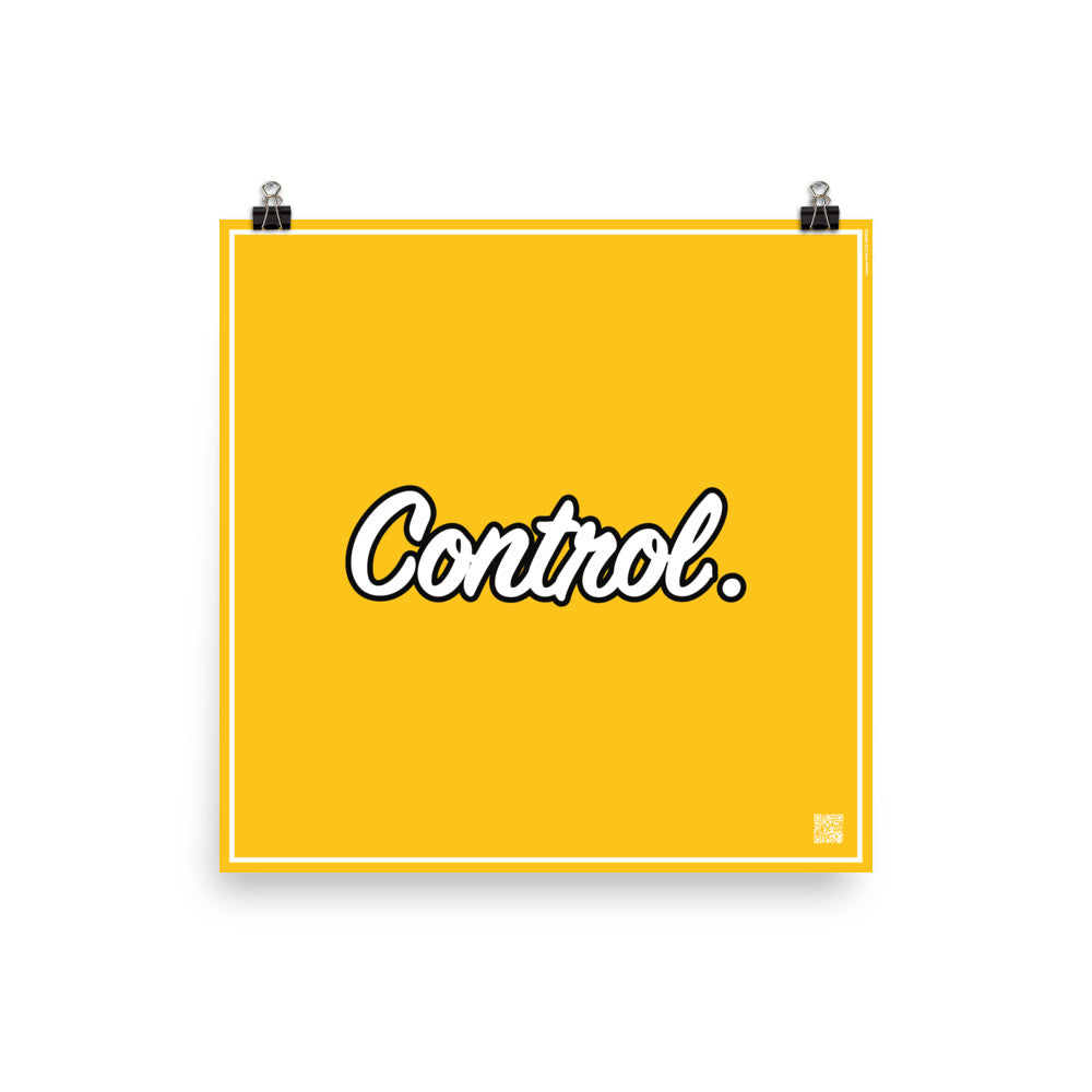 Control. | Law On The Wall | Art poster | Lawyers Arts Club freeshipping - Lawyers Arts Club