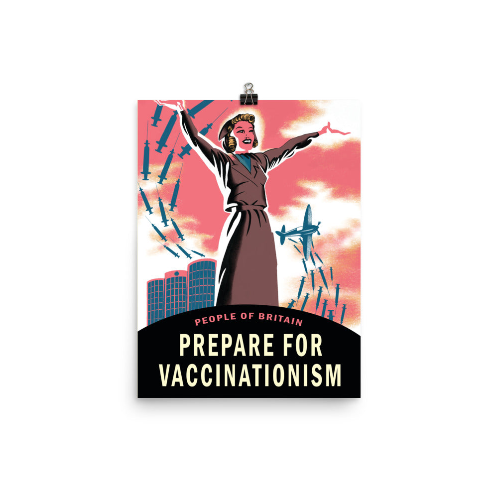 People of Britain | Vaccinationism | Art poster | Lawyers Arts Club freeshipping - Lawyers Arts Club