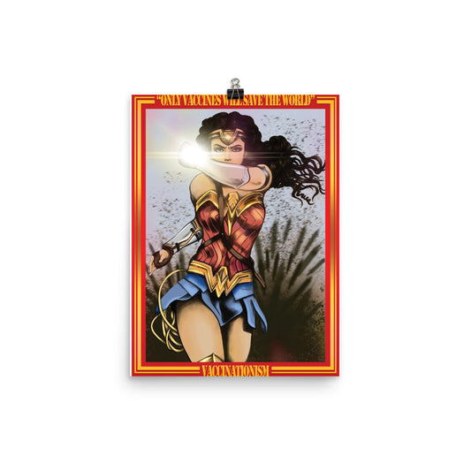 Wonder Woman | Vaccinationism | Art poster | Lawyers Arts Club freeshipping - Lawyers Arts Club