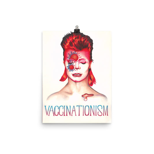 Bowie | Vaccinationism | art poster | Lawyers Arts Club freeshipping - Lawyers Arts Club