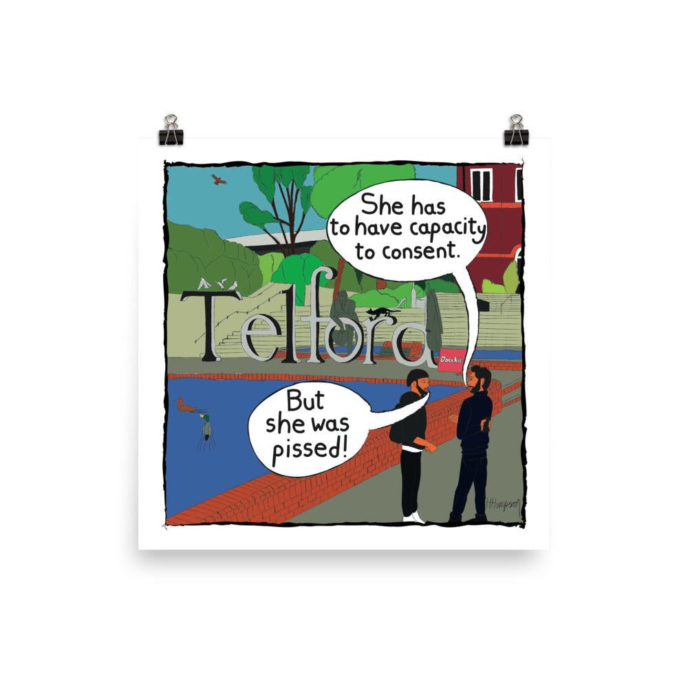 Does Not. | The Legal Cartoon | Art poster | Lawyers Arts Club freeshipping - Lawyers Arts Club