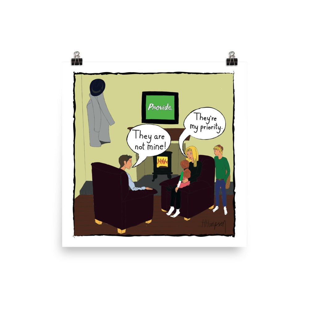 Provide. | The Legal Cartoon | Art poster | Lawyers Arts Club freeshipping - Lawyers Arts Club