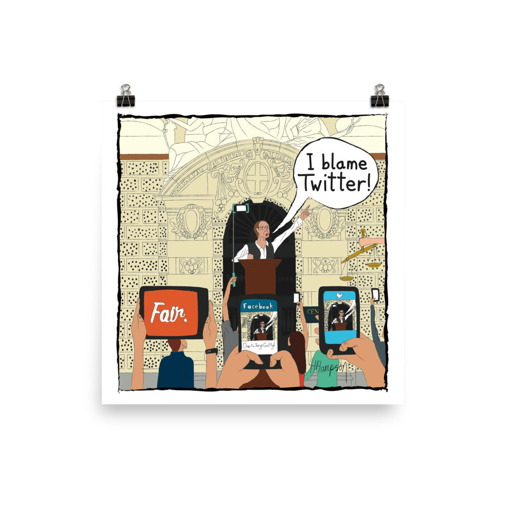 Fair. | The Legal Cartoon | Art poster | Lawyers Arts Club freeshipping - Lawyers Arts Club