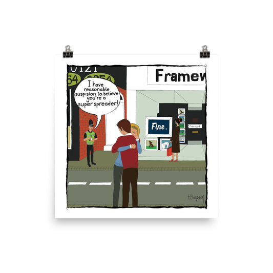 Fine. | The Legal Cartoon | Art poster | Lawyers Arts Club freeshipping - Lawyers Arts Club