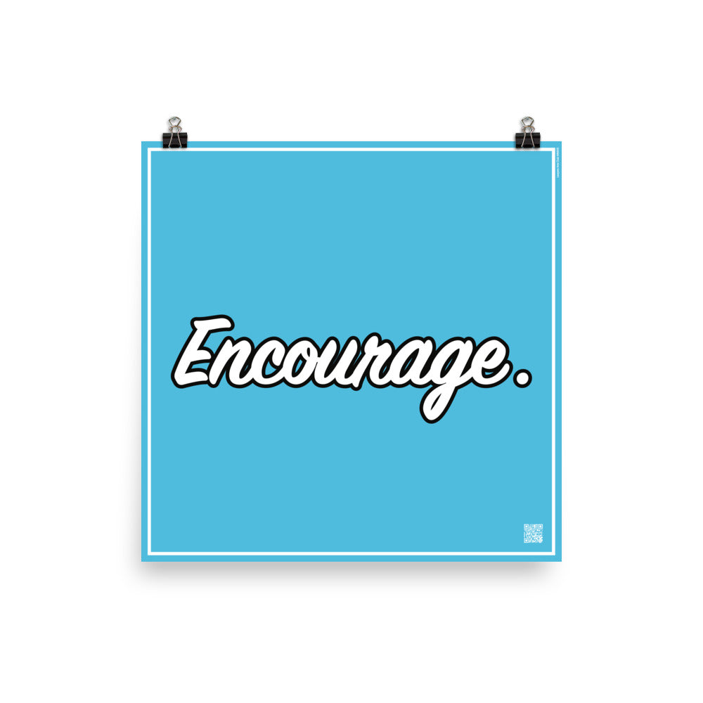 Encourage. | Law On The wall | Art poster | Lawyers Arts Club freeshipping - Lawyers Arts Club